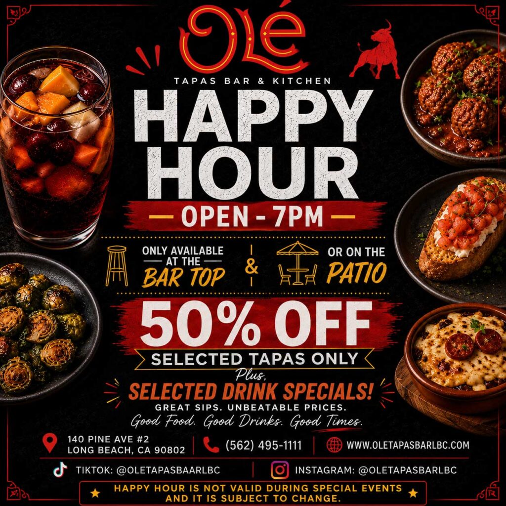 Happy Hour @Ole 50% off Select Tapas
